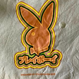 Colors Bars x Playboy x PacSun Collab! Lilac short sleeve tee Bunny logo Large